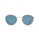 Varadero Capri gold round titanium designer sunglasses — independent Italian luxury eyewear