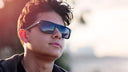 person wearing sunglasses