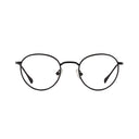 Varadero Capri black round titanium prescription eyeglasses