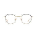 Varadero Capri gold round titanium prescription eyeglasses