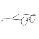 Varadero Capri black round titanium prescription eyeglasses