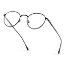 Varadero Capri black round titanium prescription eyeglasses