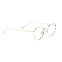 Varadero Capri gold round titanium prescription eyeglasses
