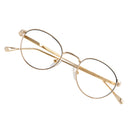 Varadero Capri gold round titanium prescription eyeglasses
