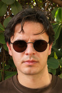 Varadero Capri round titanium designer sunglasses