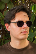 Varadero Capri round titanium designer sunglasses