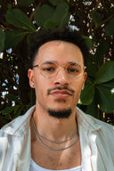 Varadero Capri round titanium prescription eyeglasses