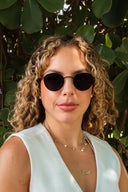Varadero Capri round titanium designer sunglasses
